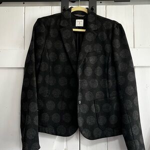 GAP Black Patterned Blazer